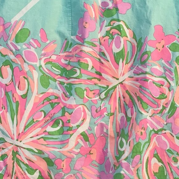 Lilly Pulitzer Candice Keyhole Mini Dress Size 00 Crash Landing Sand Bar Blue - Picture 2 of 12